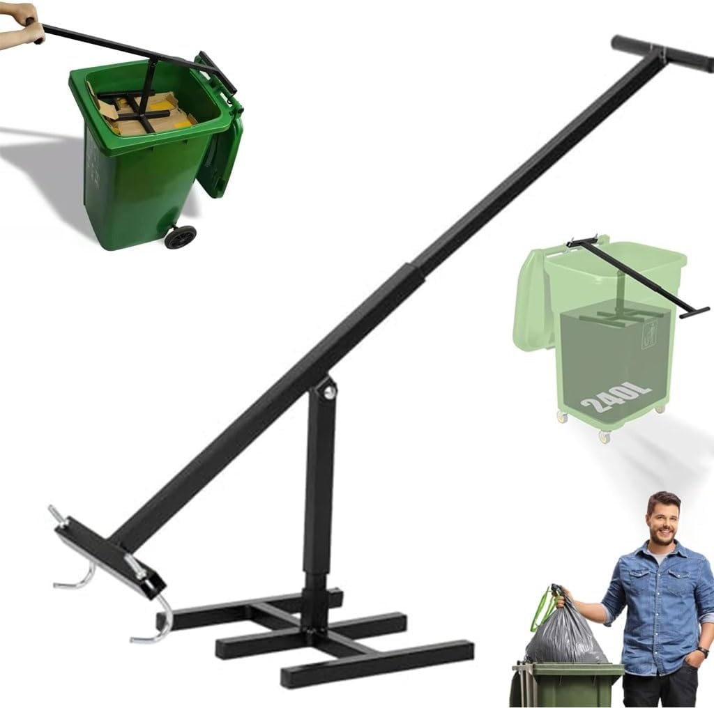 Trash Can Compactor, Household Trash Compactor ，Manual Trash Can Compactor, Portable Manual Trash Compactor, Household Trash Can Compactor, Garbage Compactor with Adjustable Handle