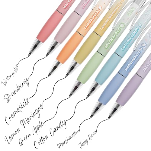 Bolígrafos de tinta negra olor a gel gourmet, pack de 8 miniatura 4