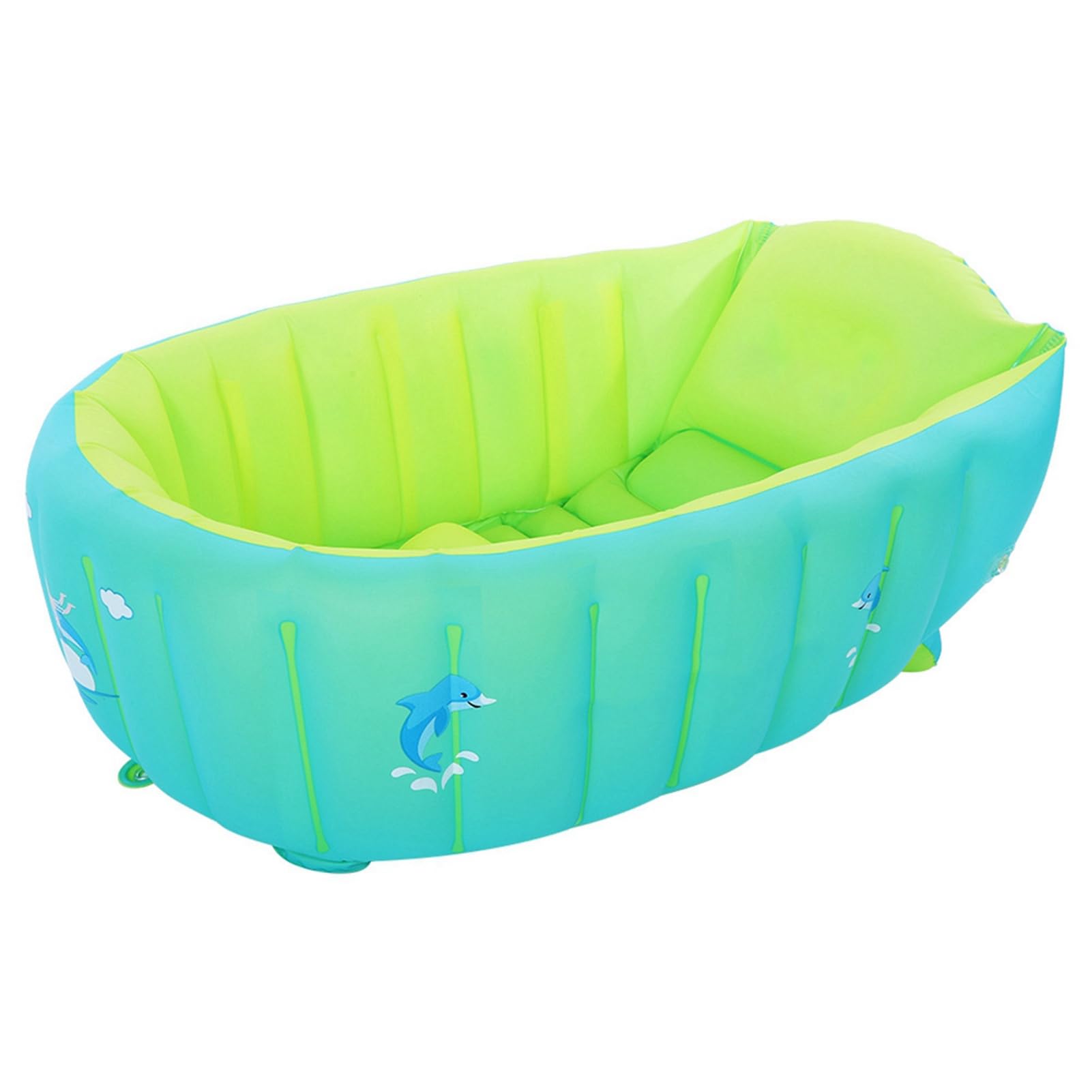 EMUKOEP Vaschetta per Bambini Pieghevole con Protezione Antiscivolo Dell' per il Bagnetto dei neonati. Materiale in PVC (L)