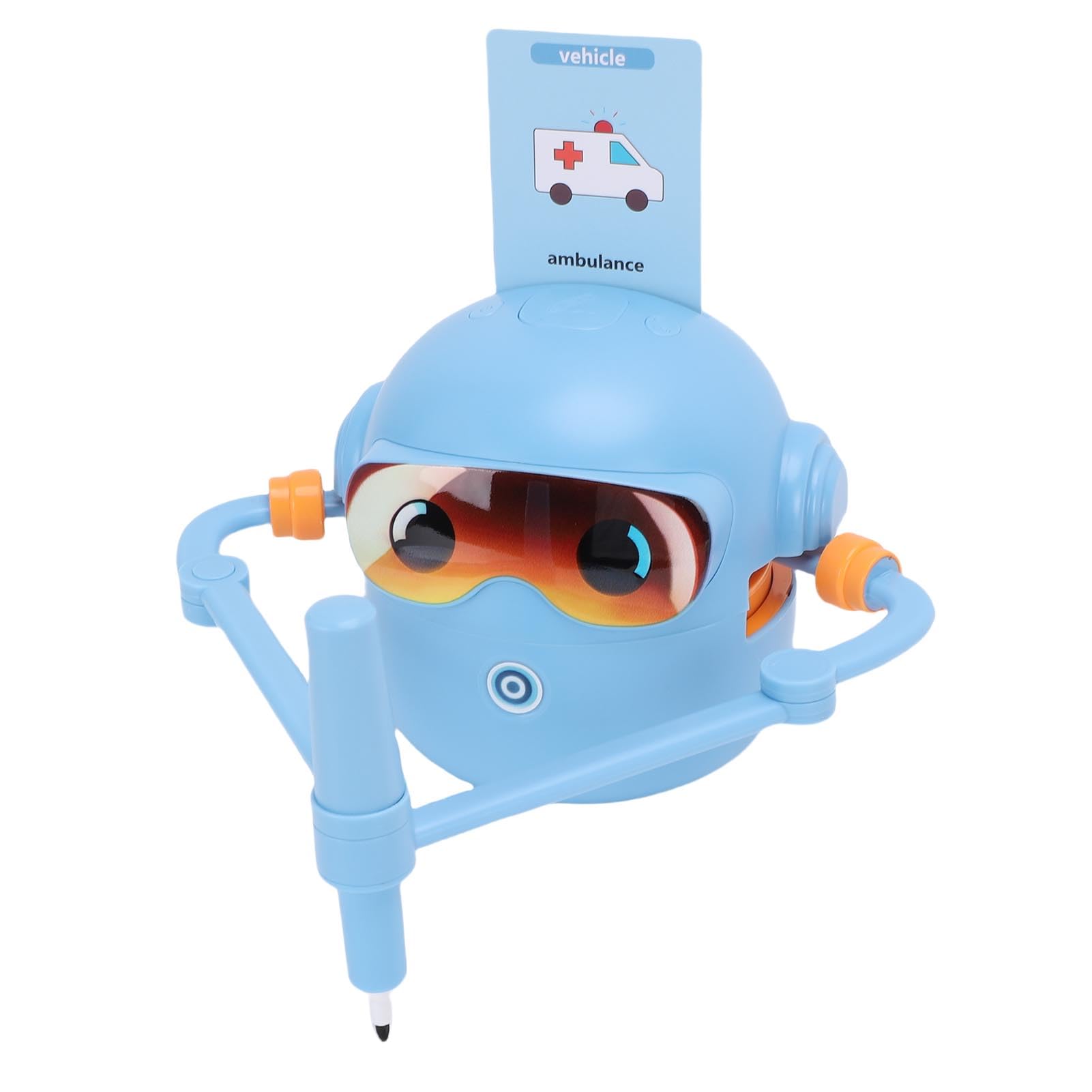 Zunate Inteligentny Robot Edukacyjny do Rysowania z zabawną muzyką dla Dzieci w Wieku od 3 Lat, Zawierający 100 Kart i 14 Kolorowych Długopisów (BLUE)