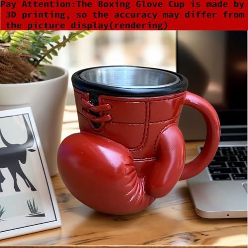 Image of Boxing Glove Coffee Mug,Stainless Steel Cup with Handle