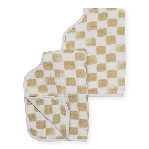 Miniatura 1 de Little Unicorn Paquete de 2 paños de muselina de algodón  100% algodón  Multicapa  Ultra absorbentes y suaves  Reversible  Grande 21 x 14 (Adobe