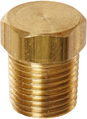 Dixon Valve HHP1M Brass Fitting, Hex Head Plug, 1/8