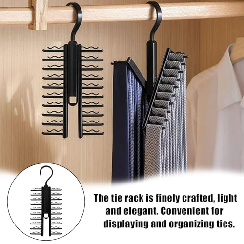 Krawattenhalter,Tie Belt Rack Organizer Verstellbarer,Krawattenhalter Mit Rutschfestem Clip,Krawattenbügel,Gürtel Organizer,Krawattenhalter Für Kleiderschrank,Tie Hanger Holder Für Krawatten,Gürtel