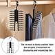 Krawattenhalter,Tie Belt Rack Organizer Verstellbarer,Krawattenhalter Mit Rutschfestem Clip,Krawattenbügel,Gürtel Organizer,Krawattenhalter Für Kleiderschrank,Tie Hanger Holder Für Krawatten,Gürtel