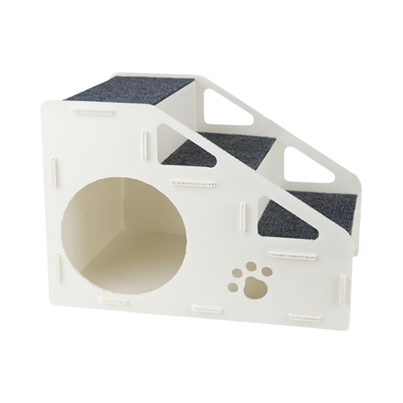 Gradini per Animali Domestici per Divano - Scaletta per Cani 42x32x32 cm, Rampa Antiscivolo a 4 Gradini, Giocattolo per Scale Interne | Rampa leggera e portatile per cani di taglia piccola, media e gr