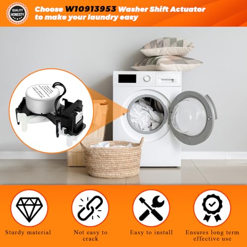 UPGRADE W10913953 W10815026 Washer Shift Actuator by Blutoget - Compatible for Whirl-pool Ken-more Washing Machine - Replaces W11481722 W10913953 49tyz-e120a1 W10597177 AP6037270 W10815026 W10913953VP by Blutoget - Image 7
