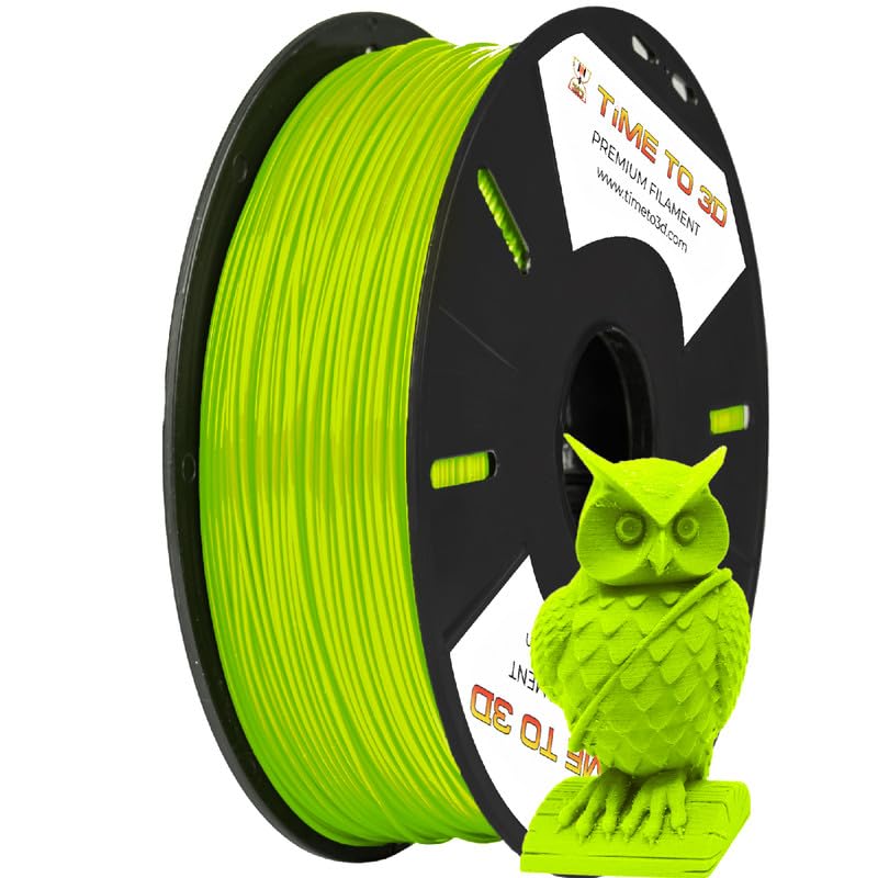 Lime Green PLA+ 3D Printer Filament. 1.75mm Made in India 1kg Net Filament. Dimensional Accuracy +/- 0.03 mm-picture-27