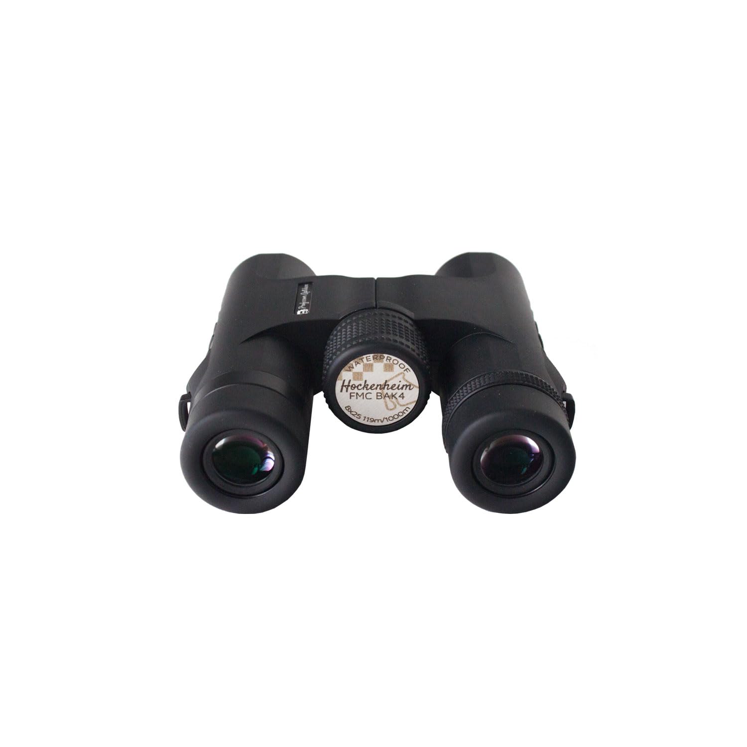Hockenheim - 8x25 Fernglas | schwarz inkl. Zubehör - Porro-Prismen (BaK-4) - kompaktes Fernglas für Wandertouren, Urlaub, Freizeit, Pirsch - robust, stickstoffgefüllt & wasserdicht