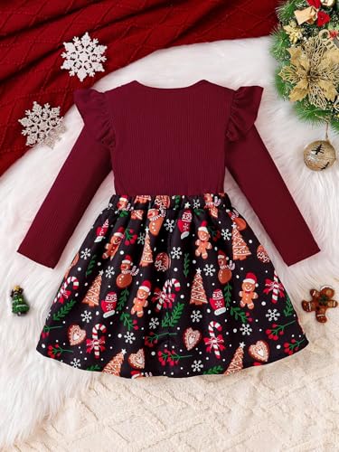 Image of TAGAS Dress for Girls II Baby Girl Dress|| Frock Girls Infants Casual wear for Kids Dresses and Jump Suite Round Neck Full Sleeve Dress for Girls