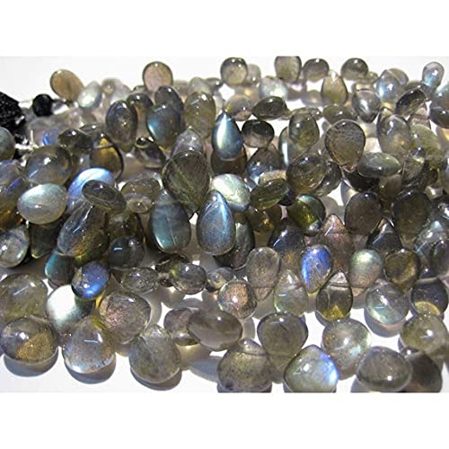 Perles labradorite bleue forme poire pour des bijoux d'exception faits main