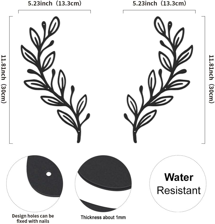 Wall Art for Living Room Garden Ornaments, House Signs for Outside Metal Wall Art for Living Room & Bedroom - Image 3