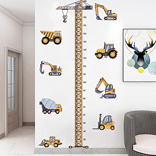 Vinilo Decorativo Medidor Gráfico Construcción Infantil