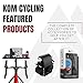 KOM Cycling Edge Universal Phone Adapter Attach Your Smartphone to Any Bike Mount - Quarter Turn Phone Mount Adhesive Adapter