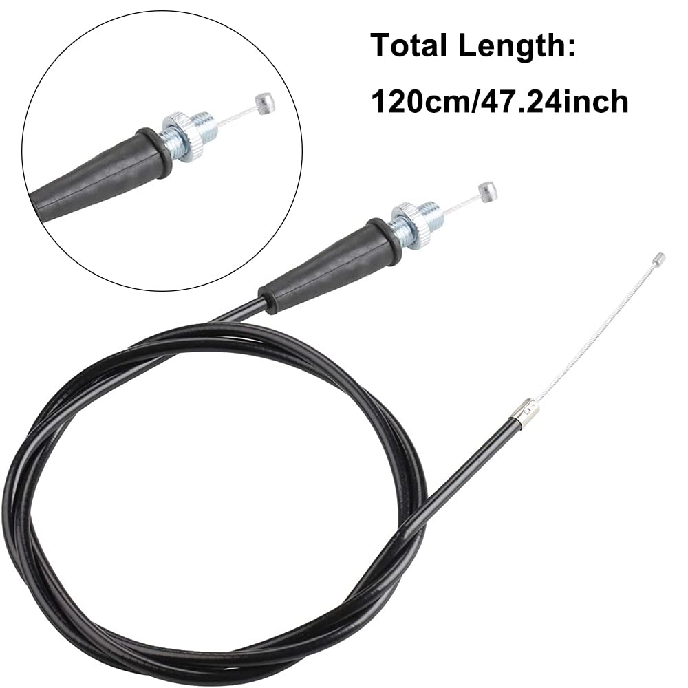 Manopola Dell'acceleratore Nero con Cavo, Manubrio dell'Acceleratore a Torsione in Alluminio da 7/8 Pollici Kit per ATV, Quad, Dirt Bike