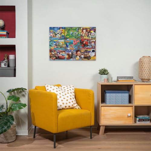 Ravensburger Puzzle 2D 1000 ElementóW: Filmy Disney Pixar, Nowy Design - 5