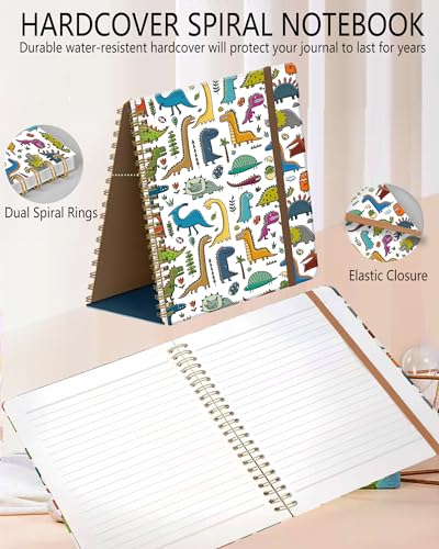 Joli carnet A5 DHGPTS à motifs dinosaures : l'idée cadeau utile pour homme et femme - 3