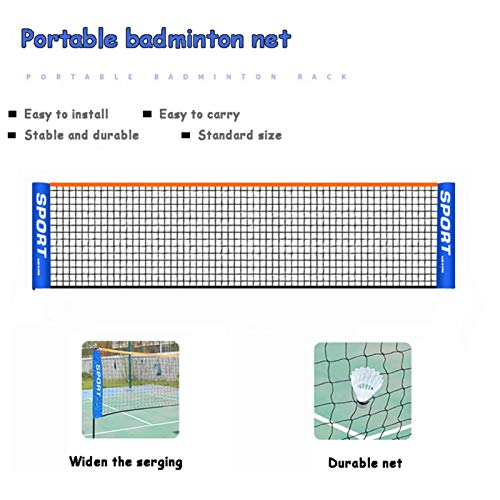 Moslate Tennisnet, 6.1m X 0.86m, Universeel, Stardard-size, Nylon, Stevig, Draagbaar Netto, Geschikt voor Tennis… - Image 8
