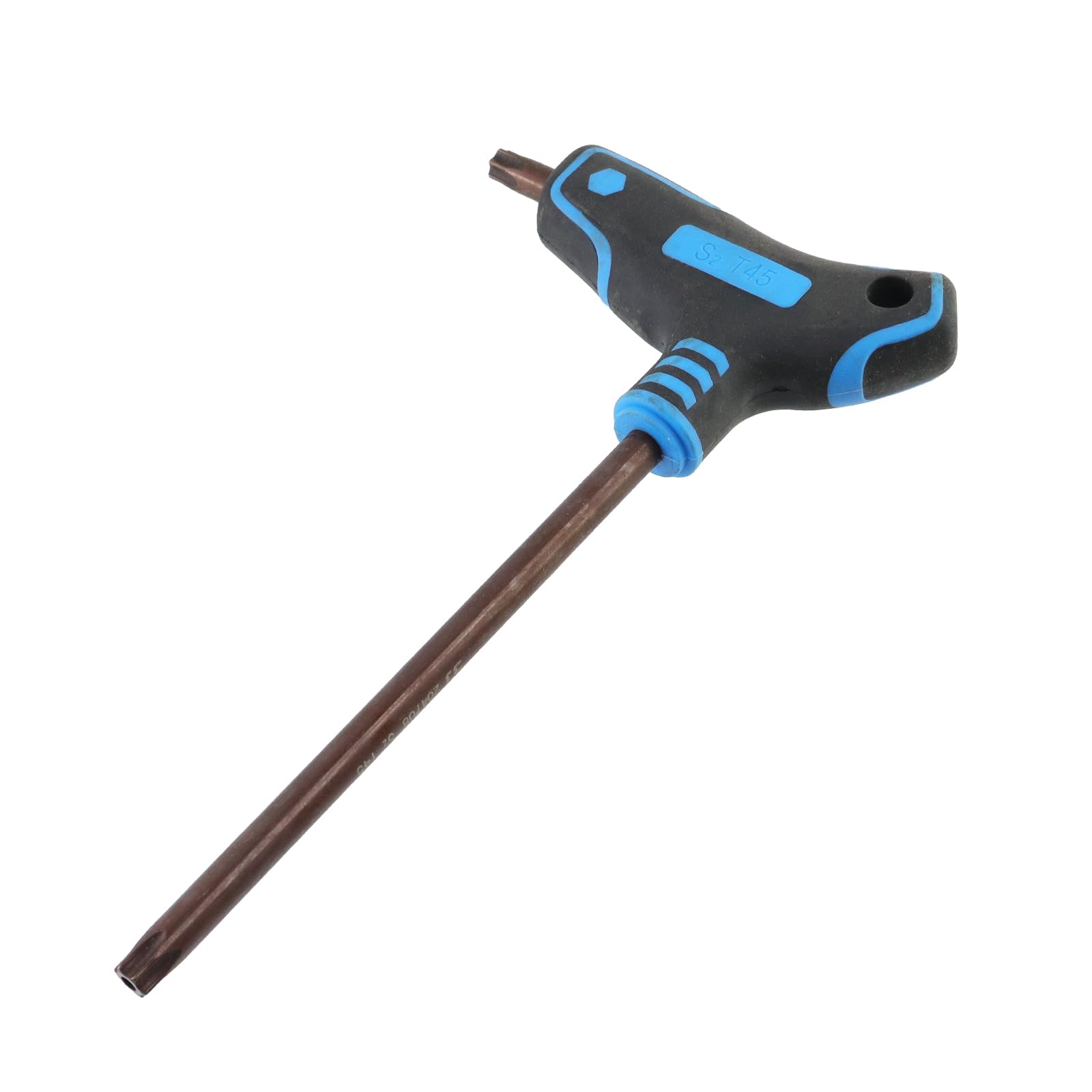 Antrader T45 Torx Screwdriver,S2 Steel Anti Tamper Proof Torx Key(Blue)