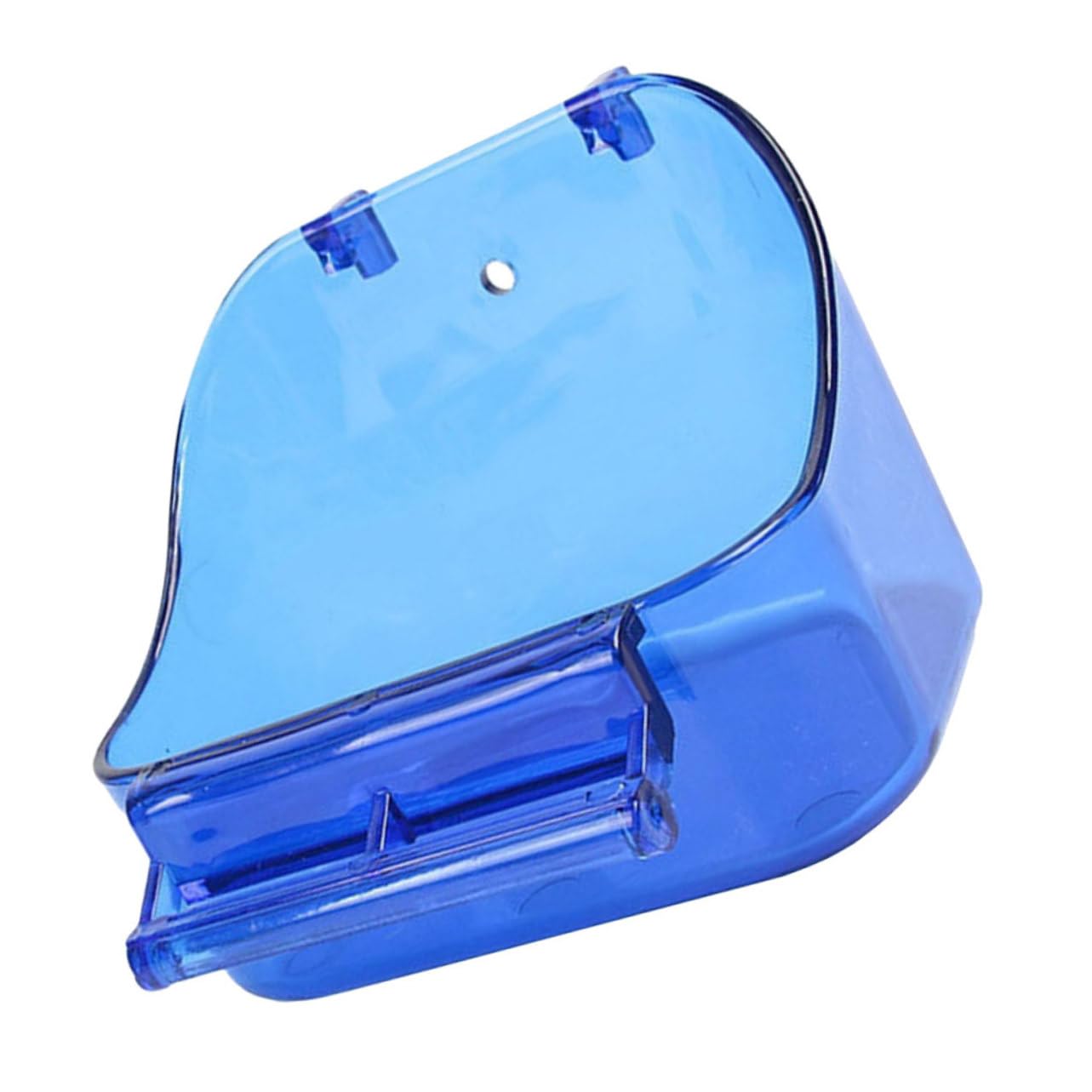 balacoo Box Bird Bath Box Bird Bathing Tub Bird Bath for Cage Bird Tub Bird Bath for Parrots Parakeet Birdcage Accessories Parrot Feeding Basin Pet Bathtub Chicken Feeder Blue