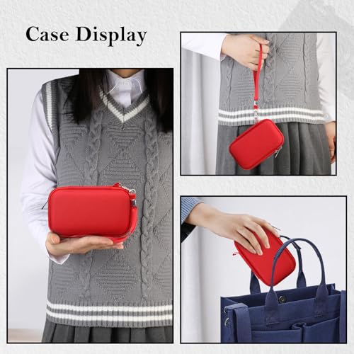 Funda rígida para cámara Canon PowerShot G7 X Mark III roja miniatura 2