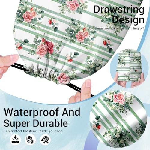 Image of Small Gymnastics Drawstring Grip Bag for Gymnasts Holding