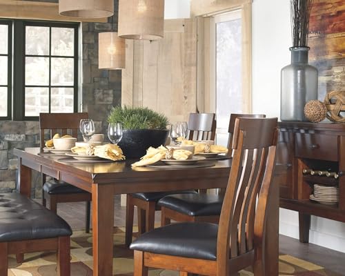 Image of Signature Design by Ashley Ralene Wood Extendable Dining Table, Brown