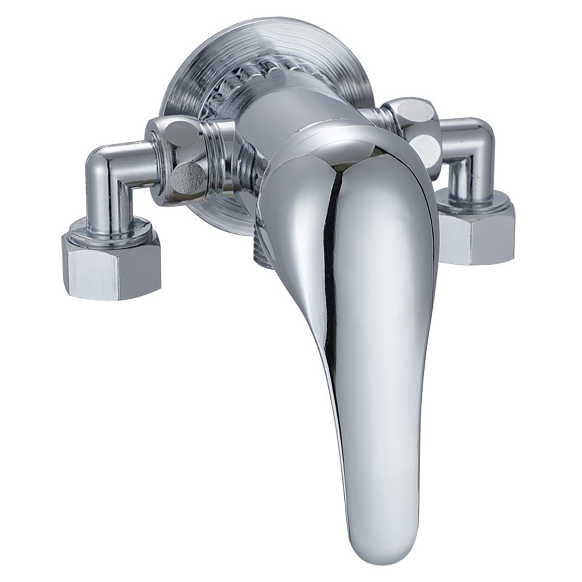 Miscelatore Doccia Ottone Cromato - Valvola A Parete Per Acqua Calda/Fredda - Foto 8