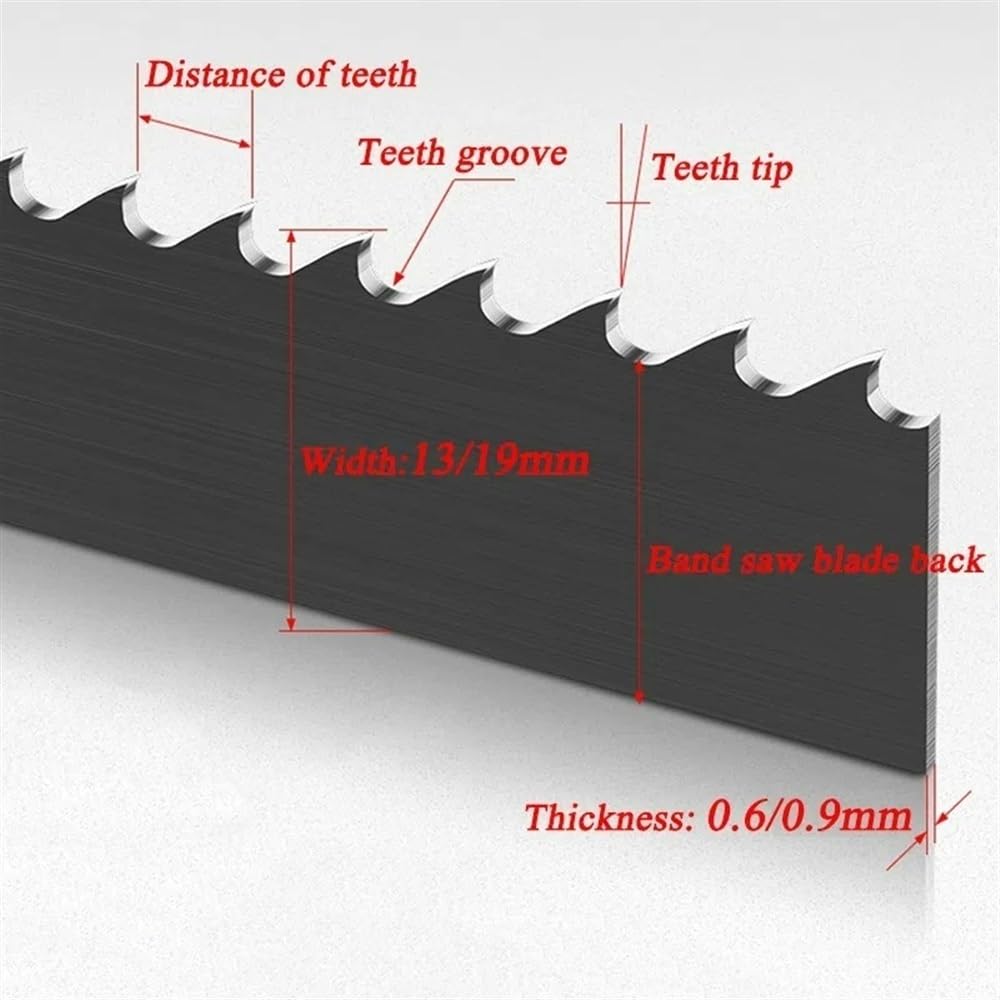 2360 2362 2400 2460 mm Brzeszczot bimetaliczny, 14TPI x 13x0,6 Kompaktowe brzeszczoty taśmowe, Brzeszczoty M42 do cięcia twardego drewna i metalu(2460mm)