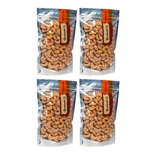 Fastachi Salted Cashews 7oz (4-pack) | Air-Tight Resealable Bag |