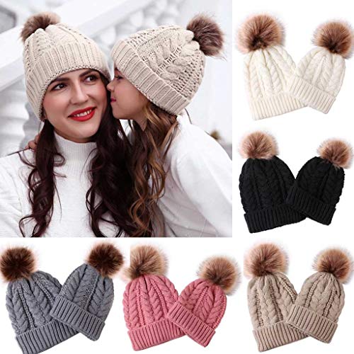 Mbby Cappellino Bimbi Mamma con PON PON 0-7 Mesi