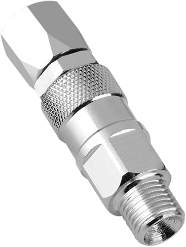 Junta giratoria de acero inoxidable de 1/4 de pulgada, junta rotativa de alta presión, suministros de pintura, pistola de pulverización sin aire,