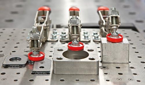 Miniatura 16 de Bessey STC-HH50 STC-HH - Abrazadera de palanca con brazo abierto, grisrojo, 1.575in