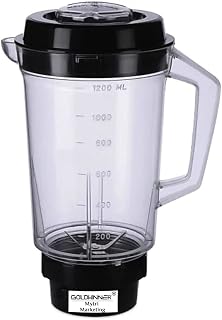 Goldwinner Juicer Jar for Mixer Grinder Juicer Jar ABS Plastic Capacity 1200ML, Black- NMA113 Price In India