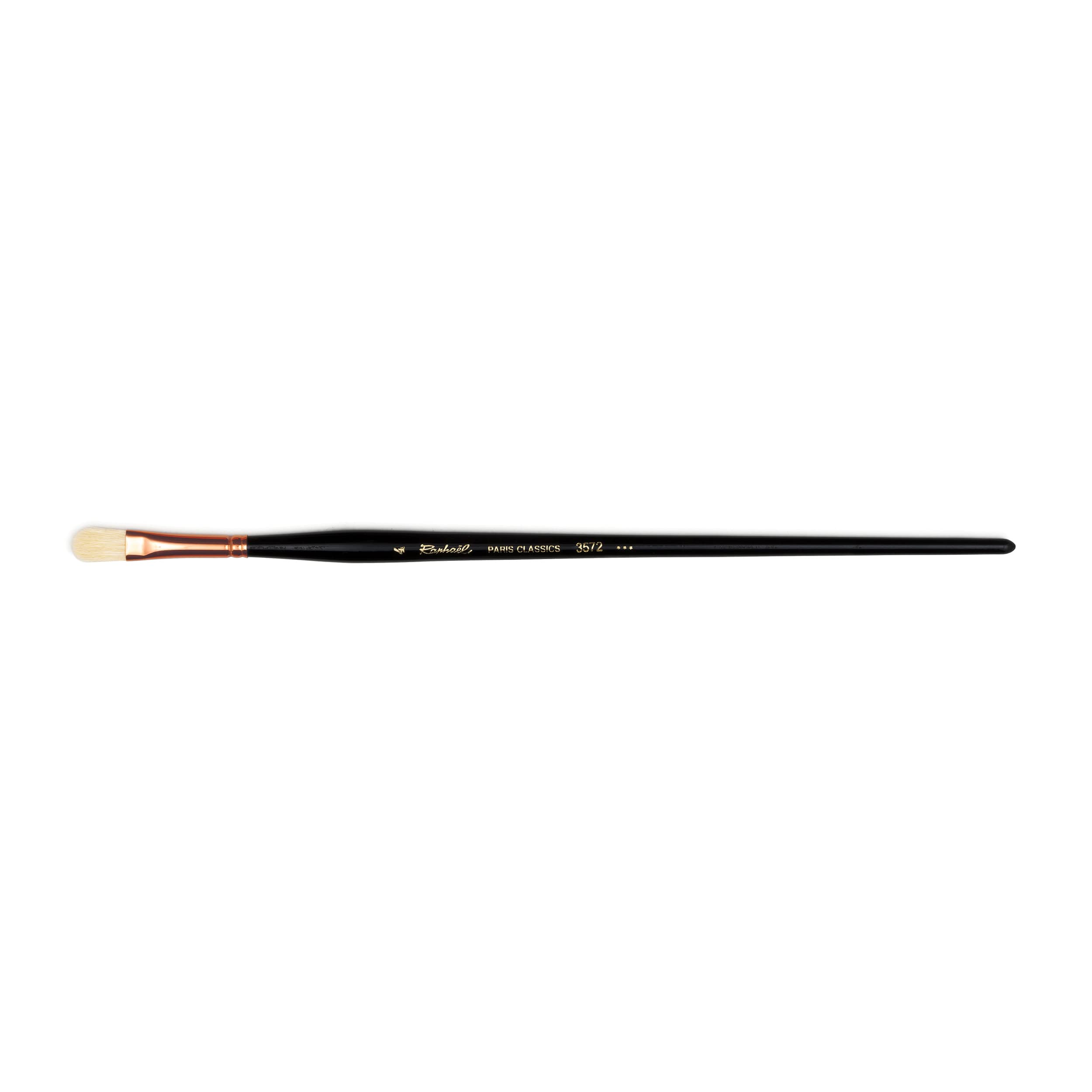 Raphael Paris Classics 3572 Long Handle Brush, Filbert, 04, White