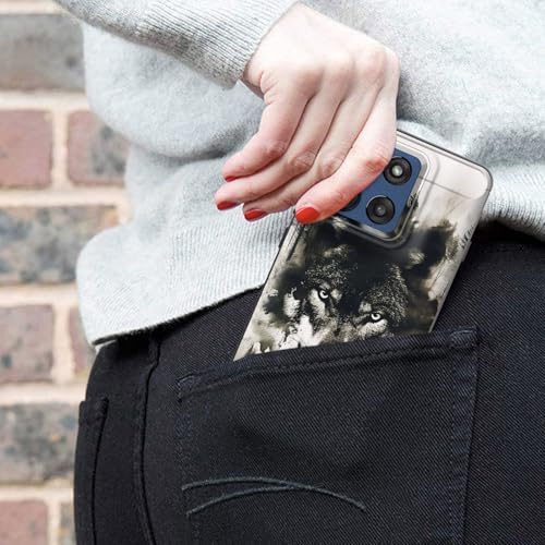 smauncucn for Moto Edge 2025 Case,Soft TPU Slim Fashion Anti-Fingerprint Non-Slip Protective Phone Case Cover for Motorola Moto Edge 2025,Wolf in the Forest - image 7