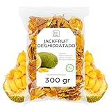 Jackfruit Deshidratado Sin Azucar 300 g - Jackfruit Natural - Jackfruit Seco - Snacks Saludables - Sin Azucar Añadido, Sin Conservantes, Sin Gluten (300 gr, Jackfruit)