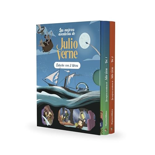 Las mejores aventuras de Julio Verne. Pack de 2 libros para niños de 5 a 9 años: Viaje al centro de la Tierra, La vuelta al mundo en 80 días, Cinco ... y aventuras. (Mi primera biblioteca) Las mejores aventuras de Julio Verne. Pack de 2 libros para niños de 5 a 9 años: Viaje al centro de la Tierra, La vuelta al mundo en 80 días, Cinco ... y aventuras. (Mi primera biblioteca)