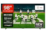 TCL 98Q7C QLED Mini LED Fernseher, 98 Zoll, 4K HDR Premium, Dolby Vision IQ & Atmos, Smart TV mit Google TV, Bang & Olufsen 6.2.2 Sound, 144Hz VRR, AMD FreeSync Premium Pro, HDMI 2.1, AirPlay 2