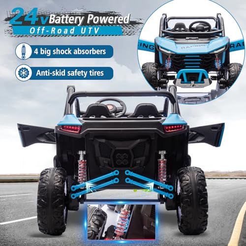 Image of Kid 4WD UTV 24V Ride On Toys for Big Kids 2 Seater Ride On Toys Kids