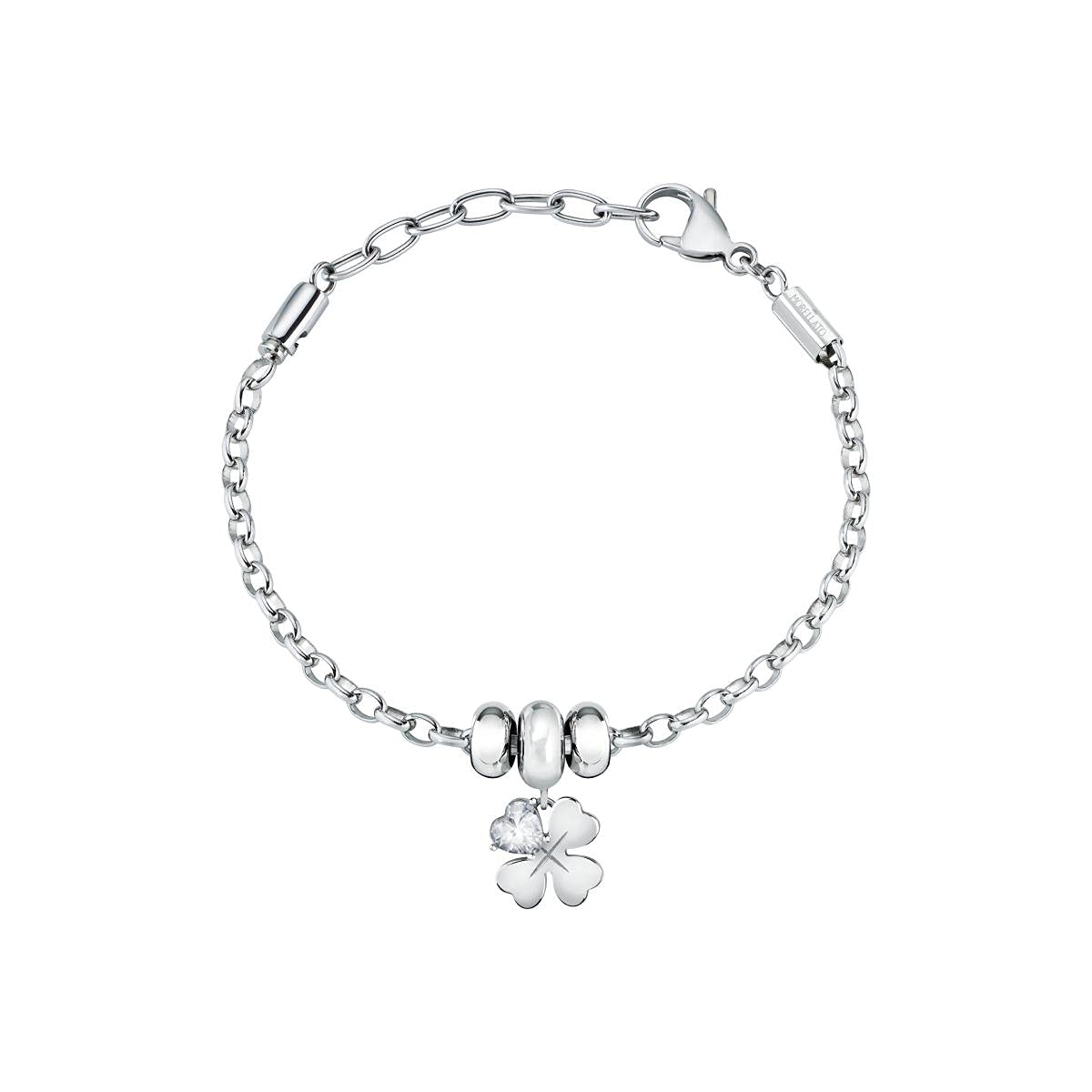 Morellato Drops Bracciale Donna, in Acciaio, Cristalli - SCZ1125