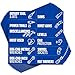 NTCLHFXU 80 Piece Toolbox Organizers Labels Reusable for Tool Identification in Industrial Environment Organize Sticker Reusable Toolbox Organization Labels