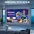 [Officially-Licensed APP & 2500ANSI] 4K Projector with WiFi and Bluetooth,3D Dolby Audio and Auto Focus Smart Projector,Outdoor Movie Home Theater Proyector with Omni-Adjustable Stand (Grey)