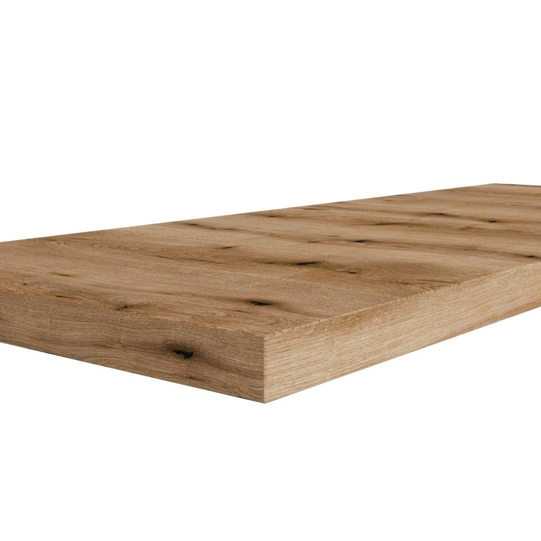 Kiamami Valentina - Mensola sospesa porta lavabo da 120cm in rovere naturale