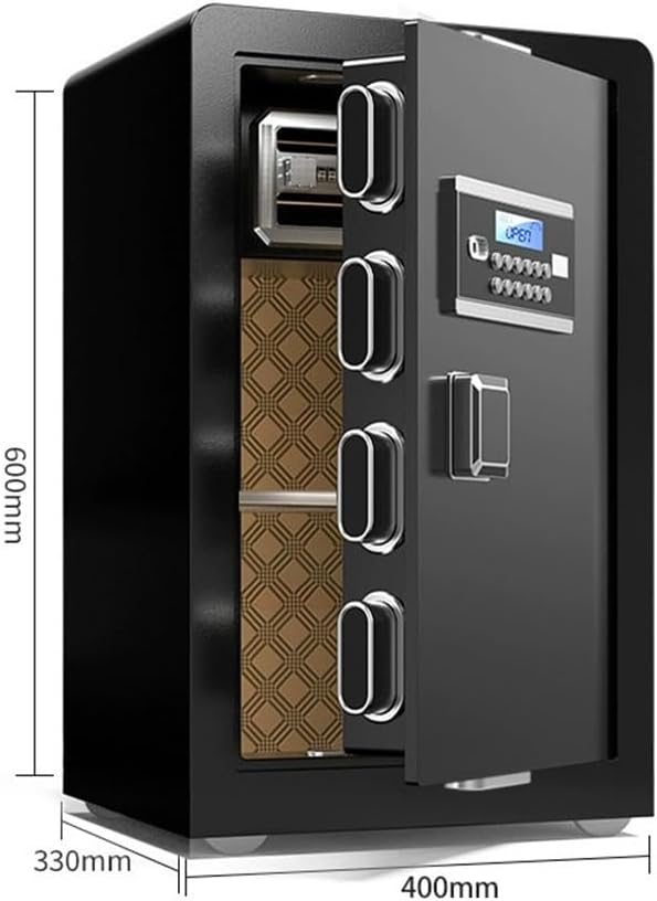 Office Commercial File Safe Household Small Anti-theft Fingerprint Electronic Code Box All Steel Thickened