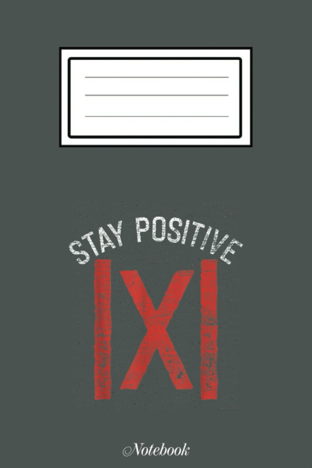Funny Mathematics Major Gift Idea Stay Positive Math Notebook: Happy Pi Day Notebook: Blank Lined PI Day Notebook Gift for Math Lover And Math Teacher ... Writing and Brainstorming,6x9x110 pages
