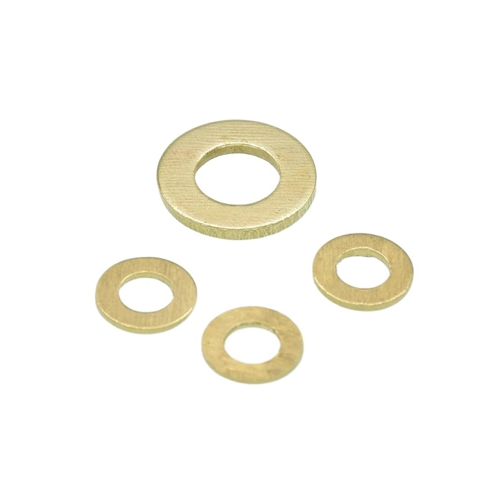 Rondelle di Rame, M2 M2.5 M3 M4 M5 M6 M8 M10 M12 M14 M16 Rondella di Rame Rondella Piatta in Ottone GB97(M6(50PCS))