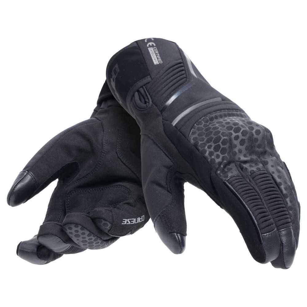 Dainese Tempest 2 D-dry® Short Gloves Guantes de Invierno para Moto, Touring, Impermeables, Pantalla Táctil Hombre (Pack de 1)
