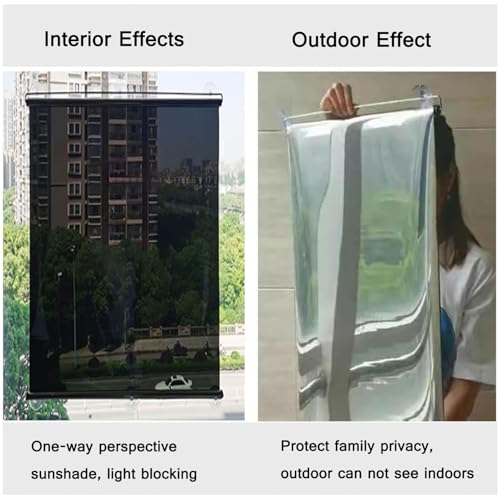 Enrouleur occultant à ventouses OneWay Store store rétractable portable 130x200 cm - 4