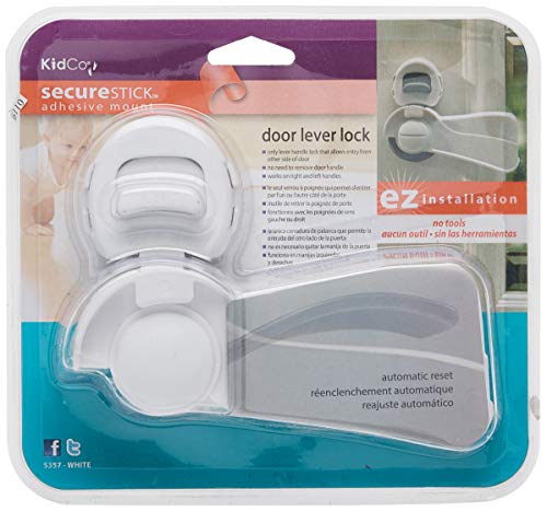 KidCo Door Lever Lock, White